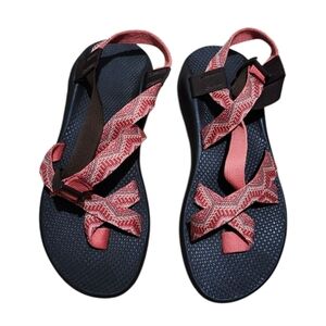 Chaco Pink And Brown Sandals - 10 Trail Hiking Beach Summer Spring Boating